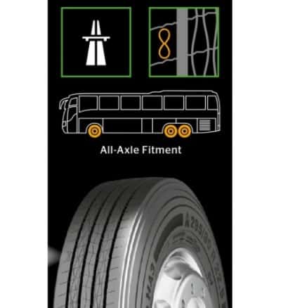 Anvelopa CAMION CONTINENTAL COACH HA3 295/80R22.5 154/149M ALL POSITION REGIONAL