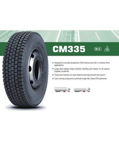 Anvelopa CAMION BISON CM335 295/60R22.5 150/147K TRACTIUNE REGIONAL