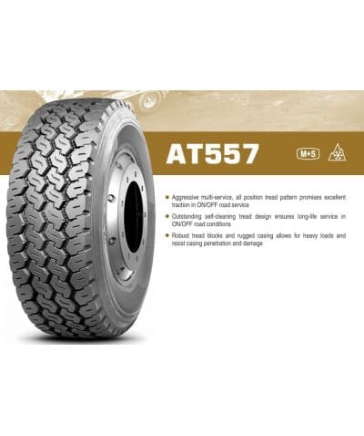 Anvelopa CAMION BISON AT557 385/65R22.5 160K TRAILER ON / OFF