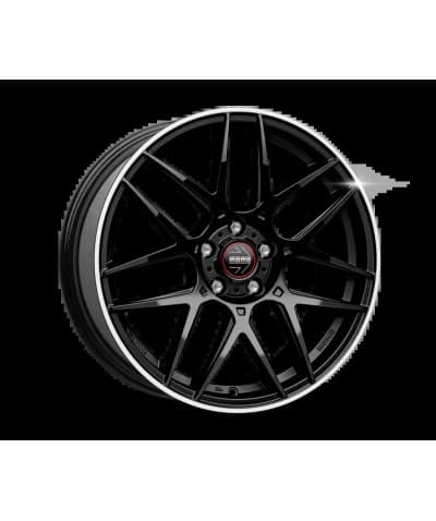 Janta Aliaj MOMO COMPETIZIONE GLOSSY BLACK POLISHED 7.5X17 5X112 ET 45 CB 72.3
