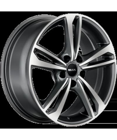 Janta Aliaj MAK EMBLEMA GUN MET-MIRROR FACE 7X17 4X098 ET 35 CB 58.1