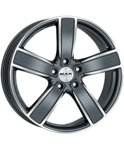 Janta Aliaj MAK TURISMO-FF GUN MET-MIRROR FACE 9.5X20 5X130 ET 65 CB 71.6