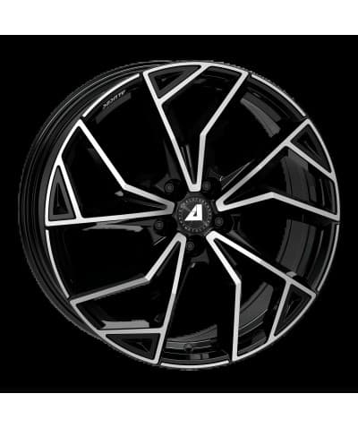 Janta Aliaj ALUTEC ADX.02 DIAMANT-SCHWARZ-FRONTPOLIERT 7.5X18 5X112 ET 45 CB 57.1