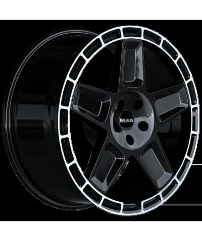 Janta Aliaj MAK TREK GLOSS BLACK MIRROR RING 9X20 5X114.3 ET 40 CB 76