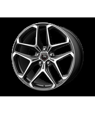 Janta Aliaj MOMO RF-04 MATT BLACK POLISHED 9X20 5X112 ET 40 CB 66.6