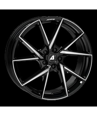 Janta Aliaj ALUTEC ADX.01 DIAMANT-SCHWARZ-FRONTPOLIERT 7X17 4X108 ET 18 CB 65.1