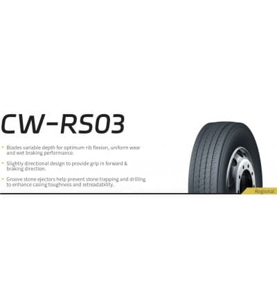 Anvelopa CAMION CROSSWIND CW RS03 315/70R22.5 156/150L DIRECTIE REGIONAL